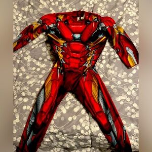 Toddler’s Ironman costume, muscles included!!